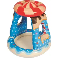Bestway Candyville Babypool med Solskydd 0,91x0,91x0,89m, Bestway