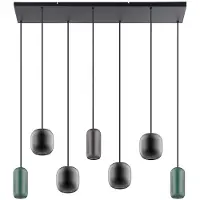 LUCANDE Taklampa , Narion, dimbara, Flerfärgad, Matsal, Metall, Modern