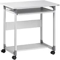 Durable Datorvagn med hjul, justerbar i höjdled Höjdintervall: 55 till 63 cm (L x B x H) 534 x 75 x 77 mm Grå SYSTEM 75 FH 379610