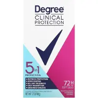 Degree , Clinical Protection, 5 In 1 Protection, Antiperspirant Deodorant, Soft Solid, 1.7 oz (48 g)