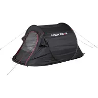 High Peak Vision 3, Camping, Tunneltält, 2,3 kg, Grön