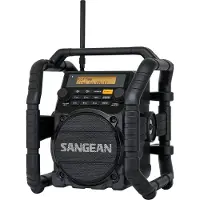 Sangean U-5 DBT, Arbetsplats, Analog och digital, DAB+, FM, 87,5 - 108 MHz, 174 - 240 MHz, CT, PS, PTY, RT