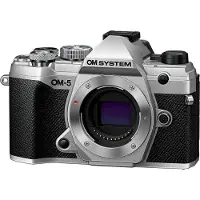 OM SYSTEM Hybridkamera OM-5 silver blottad kropp - 4545350053932