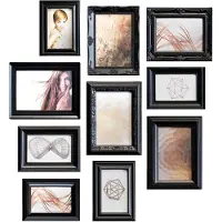 Nielsen Design 8999325 Växelram akryl Pappersformat: 13 x 18 cm Svart