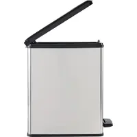 Curver DECO Bin 240639 Sopkärl 25 l (B x H x D) 250 x 450 x 420 mm Silver, Svart 1 st