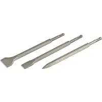 Kwb 247190 Mejselset 3 delar Total längd 250 mm SDS-Plus 1 set