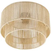 LINDBY Taklampa Anuva , dimbar, Ljust trä, Vardagsrum / matsal, Papper / lunopal / lunolit, Lantlig / rustik, Taklampa