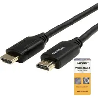 StarTech.com Premium High Speed 4k 60 Hdmi-kabel 1m