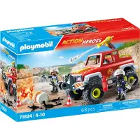 Playmobil Action Hjältar - Brandman Truck - 71824 - 68 Delar - - One Size - Leksaker