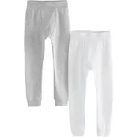 Next Leggings gråmelerad / vit