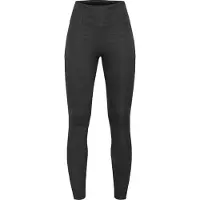 Röhnisch Women's Logo Effect High Waist Tights Black Logo Emboss