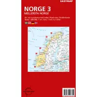 Mellersta Norge 3 EasyMap, 1:300 000