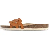 Bayton Pantolette 'Topaze' kastanjebrun