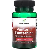 Swanson Health Pantesin Pantetintin, 60 mjukkapslar (300 mg per mjukgel)