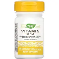 Nature'S Way Nature's Way, Vitamin B-12, Cherry Flavor, 2,000 mcg, 100 vegan candy tablets
