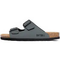Bayton Pantolette 'Atlas' mörkgrå / svart
