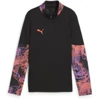 Puma Träningströja IndividualCUP 1/4 Blixtlås - Svart Barn, storlek 164 cm