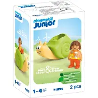 Playmobil Junior - Snigelgunga med skallrafunktion... - 71699 - - - One Size - Leksaksfigur