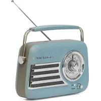 Madison Retro Radio m. Bluetooth och FM (matt blå)