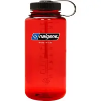 Nalgene Flaska 1L Wide Mouth Sustain (Färg: Röd)