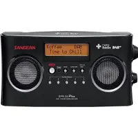 Sangean Väskradio DPR-25+ DAB+, FM Batteri-laddningsfunktion Svart