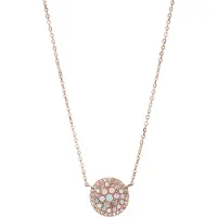 Fossil Halsband roséguld