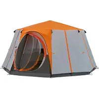 Coleman Cortes Octagon 8, Camping, Hård ram, 8 personer, 15,7 m², 20,7 kg, Grå, Orange