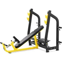 Gymrex Uppåtlutande bänkpressbänk - 135 kg - 300x230 mm