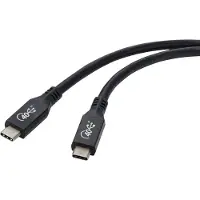 Renkforce USB-kabel USB 4.0 USB-C 0.80 m Svart Aluminiumkontakt RF-4870098
