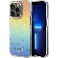 GUESS IML Faceted Mirror Disco Iridescent fodral för iPhone 15 Pro Max - flerfärgad