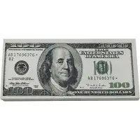 24.Se Låtsaspengar - 100 Amerikanska dollar - 100-pack