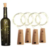 24.Se 4-Pack LED Flasklampor / Flaskbelysning