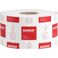 Katrin Toalettpapper 1-lag | 265m | Gigant S | vit | 12st