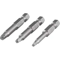 Wolfcraft Bits spår ; SQUARE PLUS 1/2/3; 50 mm; 3 st.