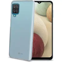 Celly Gelskin - Baksidesskydd för mobiltelefon - termoplastisk polyuretan (TPU) - transparent - för Samsung Galaxy A12