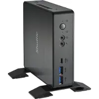 Shuttle Computer Group Shuttle XPC nano NC40U7 - Barebone - mini-PC 1 x Core i7 1255U / upp till 4.7 GHz - RAM 0 GB - Intel Iris Xe-grafik - Gigabit Ethernet - svart
