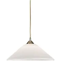 Orion Glas pendellampa LOISA, dimbar, Vitt / opal, Vardagsrum / matsal, Glas, Modern, Pendellampa