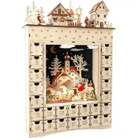 Small Foot julkalender i trä - Vinterdröm