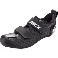 Sidi T5 Air Carbon Black White Triathlon Shoes, Size 41 - EUR