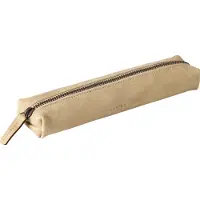 Clairefontaine Flying Spirit läderetui slim beige 19x4x2,5 cm