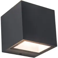 Lutec GEMINI 5189114118 LED-utomhusväggbelysning Antracit