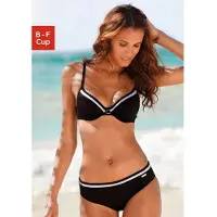 LASCANA Bikini svart / vit