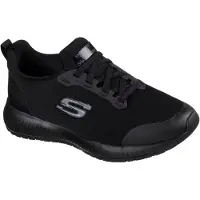 SKECHERS SQUAD SR Dam Arbetskängor Svart
