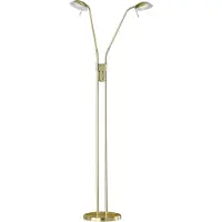 FISCHER&HONSEL GMBH LED golvlampa Pool, dimbar, Mässing / guld, Vardagsrum / matsal, Metall, Modern, LED-golvlampa