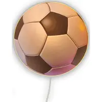 Niermann Standby Vägglampa Fotboll med strömbrytare och kontakt Fußball, Barnrum, Syntetmaterial, Vägglampa, vägglampa inomhus