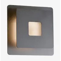 FISCHER&HONSEL GMBH LED vägglampa Hennes, Svart, Vardagsrum / matsal, Metall, Modern, LED-vägglampa, vägglampa inomhus