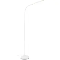 Briloner LED golvlampa Pivaz, dimbar, Vitt / opal, Vardagsrum / matsal, Metall, Modern, LED-golvlampa