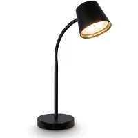 B.K.Licht LED bordslampa Biwo, dimbar, Svart, Vardagsrum / matsal, Metall, Modern, LED-bordslampa
