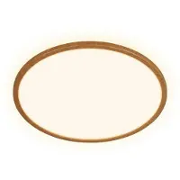 Briloner Taklampa Tava Wood, Ljust trä, Vardagsrum / matsal, Syntetmaterial, Taklampa
