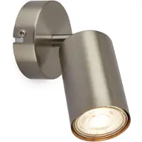 Briloner TIB 2172012 Väggbelysning GU10 9 W LED Silver